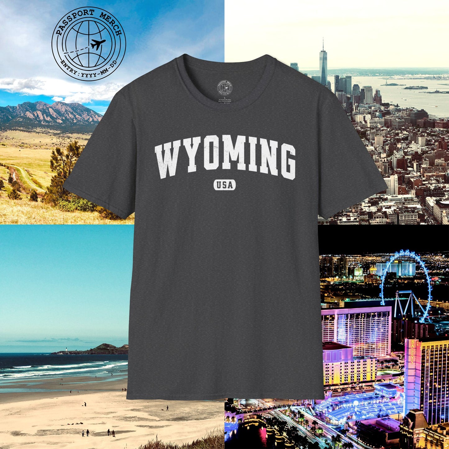 Classic Athletic, Wyoming (50 States Edition) T-Shirt