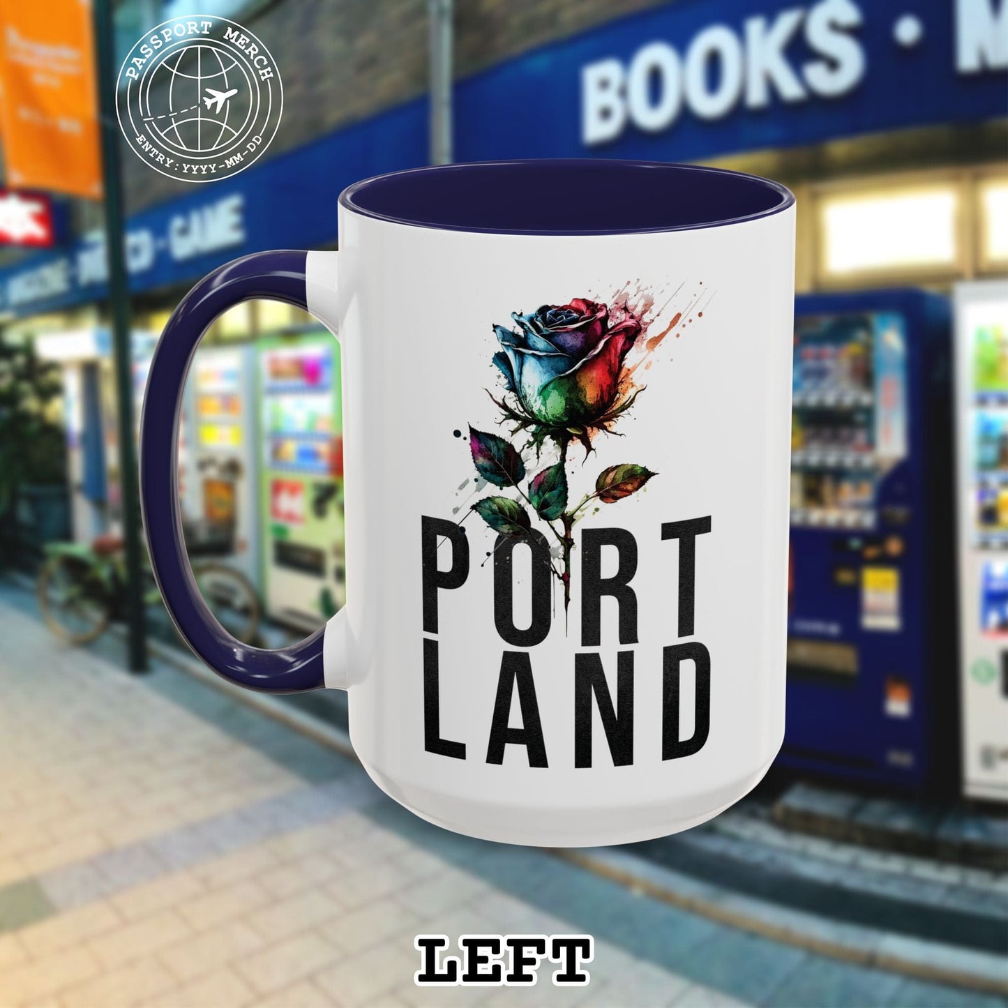 Portland Rose, Oregon 15oz Mug