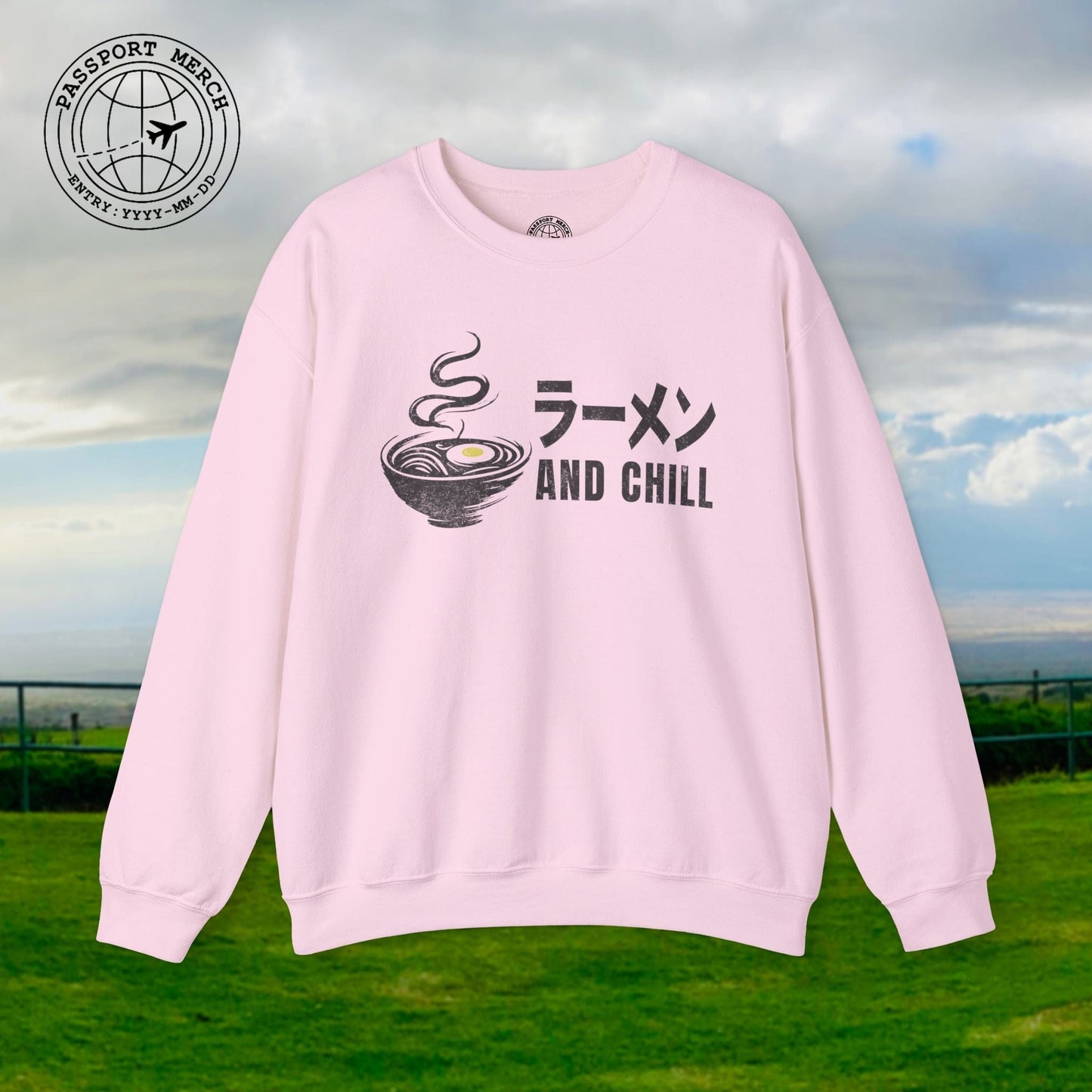 Ramen and Chill, Japan Crewneck