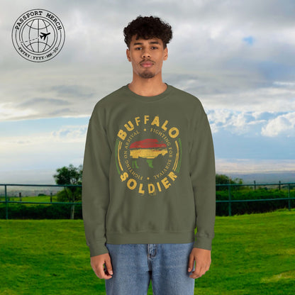 Vintage Buffalo Soldier, Jamaica Crewneck
