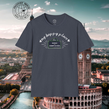 Signs of Wanderlust, Avenue des Champs-Élysées, Paris, France T-Shirt