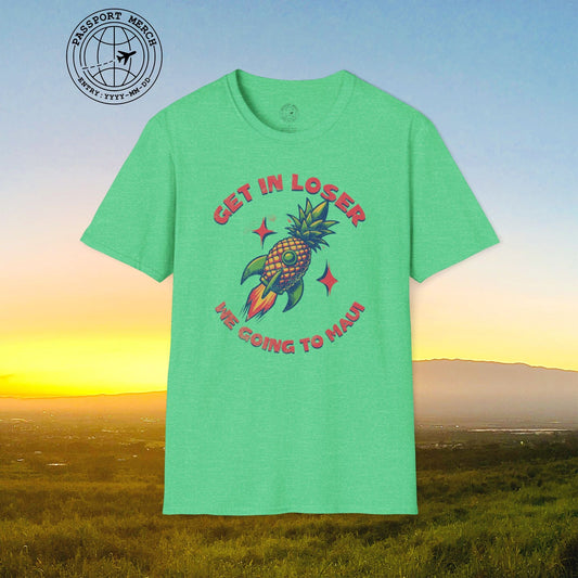 Pineapple Rocket Ship to Maui, Hawaii T-Shirt