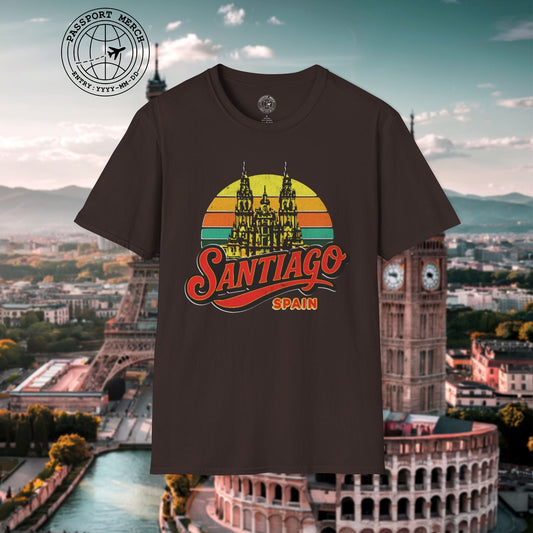 Santiago, Spain - 80's Vintage T-Shirt