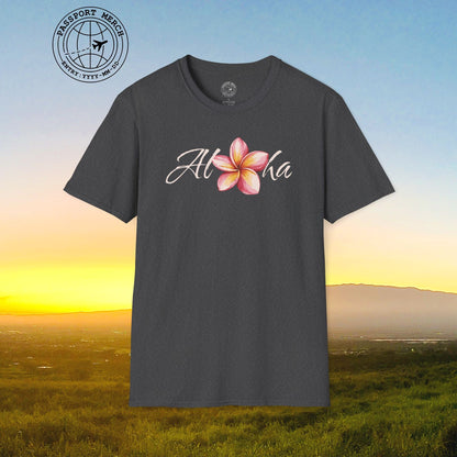 Aloha Watercolor Plumeria, Hawaii T-Shirt