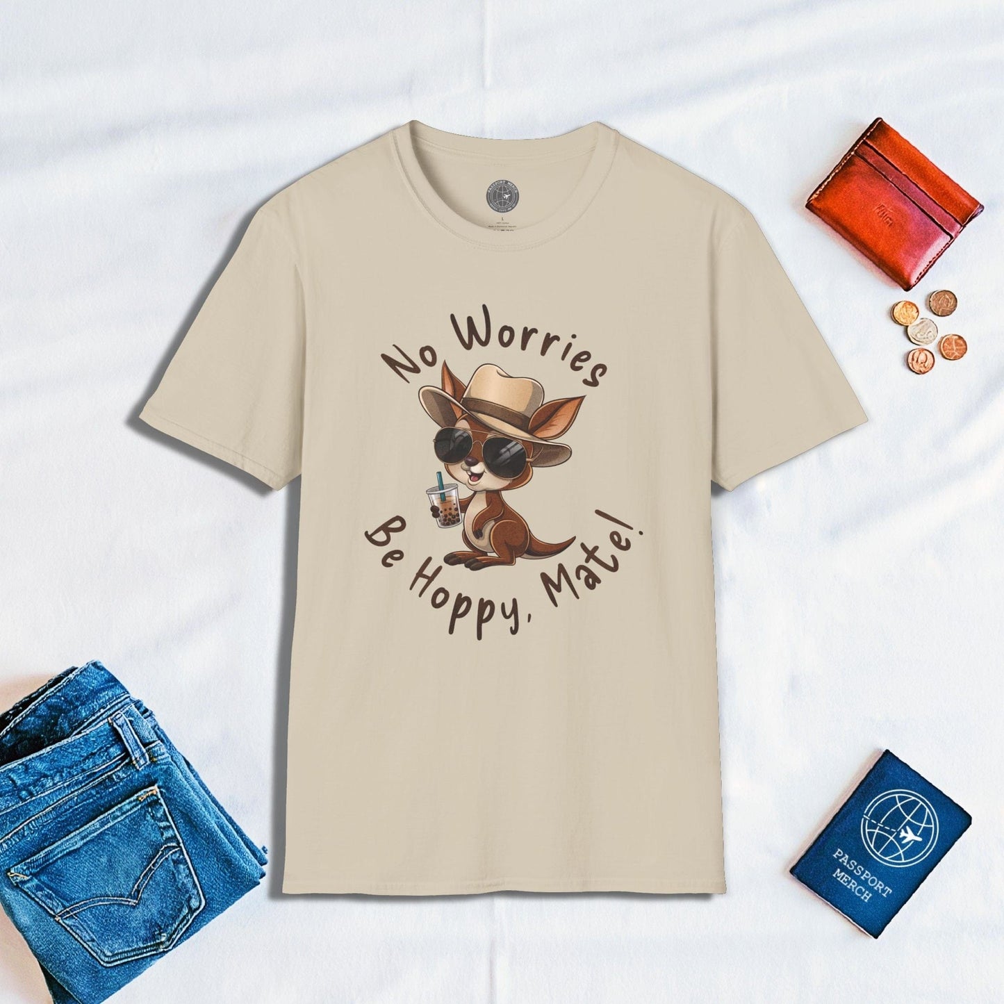 No Worries, Be Hoppy, Mate! Australia T-Shirt