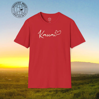 Heart Signature (Islands Edition), Kauai, Hawaii T-Shirt