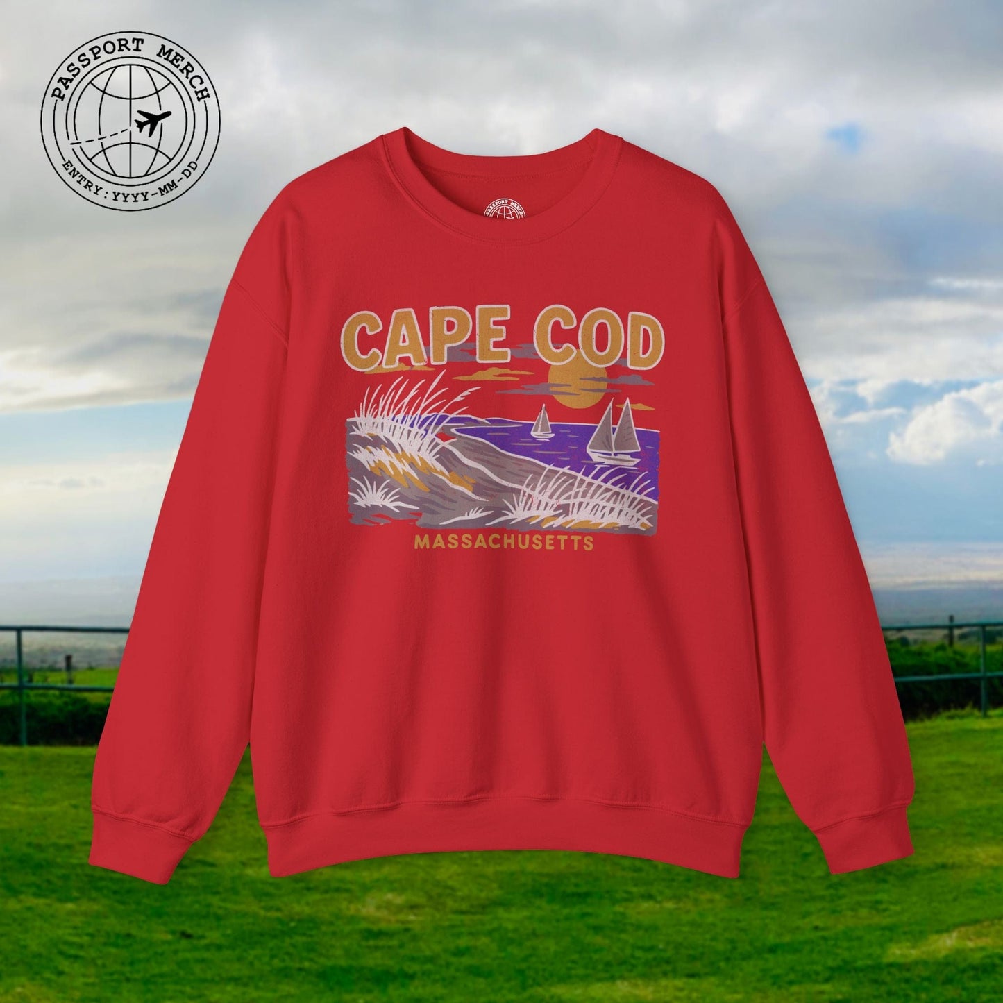 Cape Cod, Massachusetts - 80's Vintage Crewneck