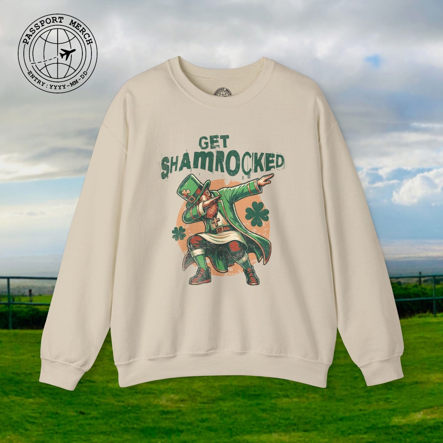 Get Shamrocked, Ireland Crewneck