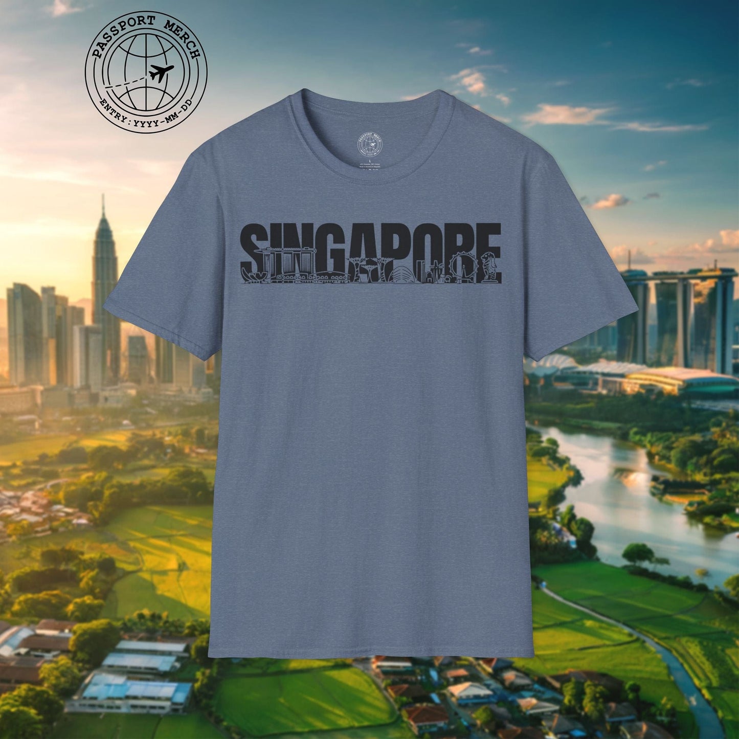 Singapore Monochrome Memories T-Shirt
