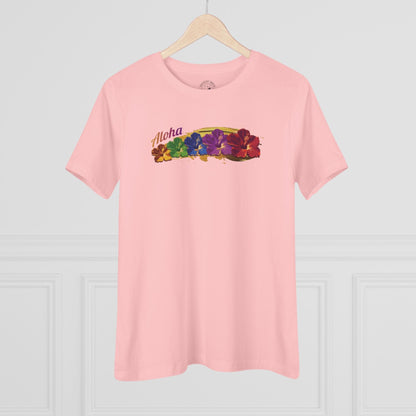 Pop Art Hibiscus, Hawaii, Womens Fit T-Shirt
