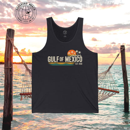 Vintage Retro Gulf of Mexico Tank Top