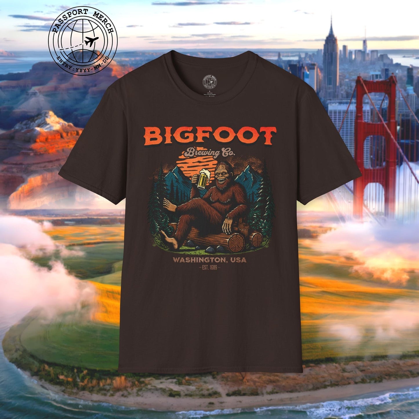 Bigfoot Brewing Company, Washington T-Shirt