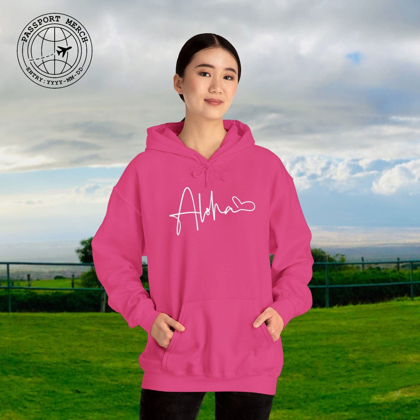 Aloha Heart Signature, Hawaii Hoodie
