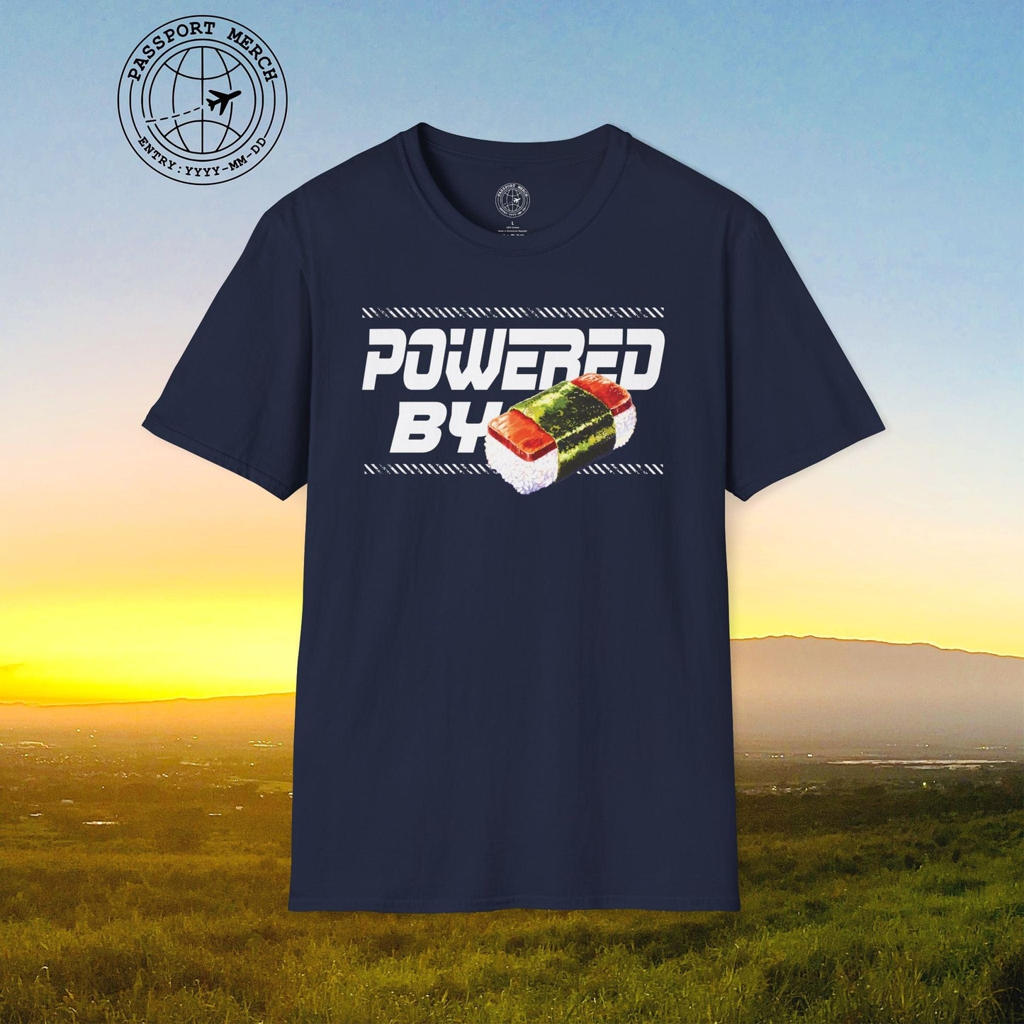 Powered By Musubi, Hawaii T-Shirt