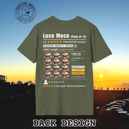 Loco Moco (5-Star Buy Now Edition), Hawaii, Back Print T-Shirt