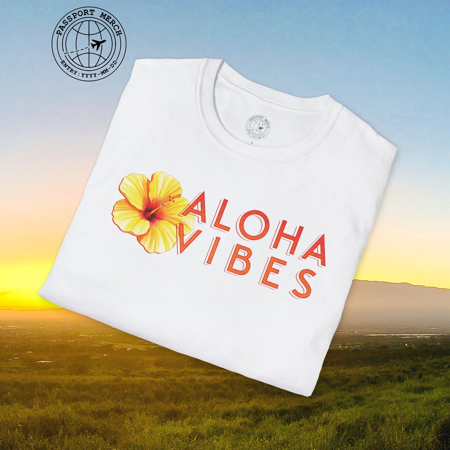 Sun-Kissed Hibiscus Aloha Vibes, Hawaii T-Shirt