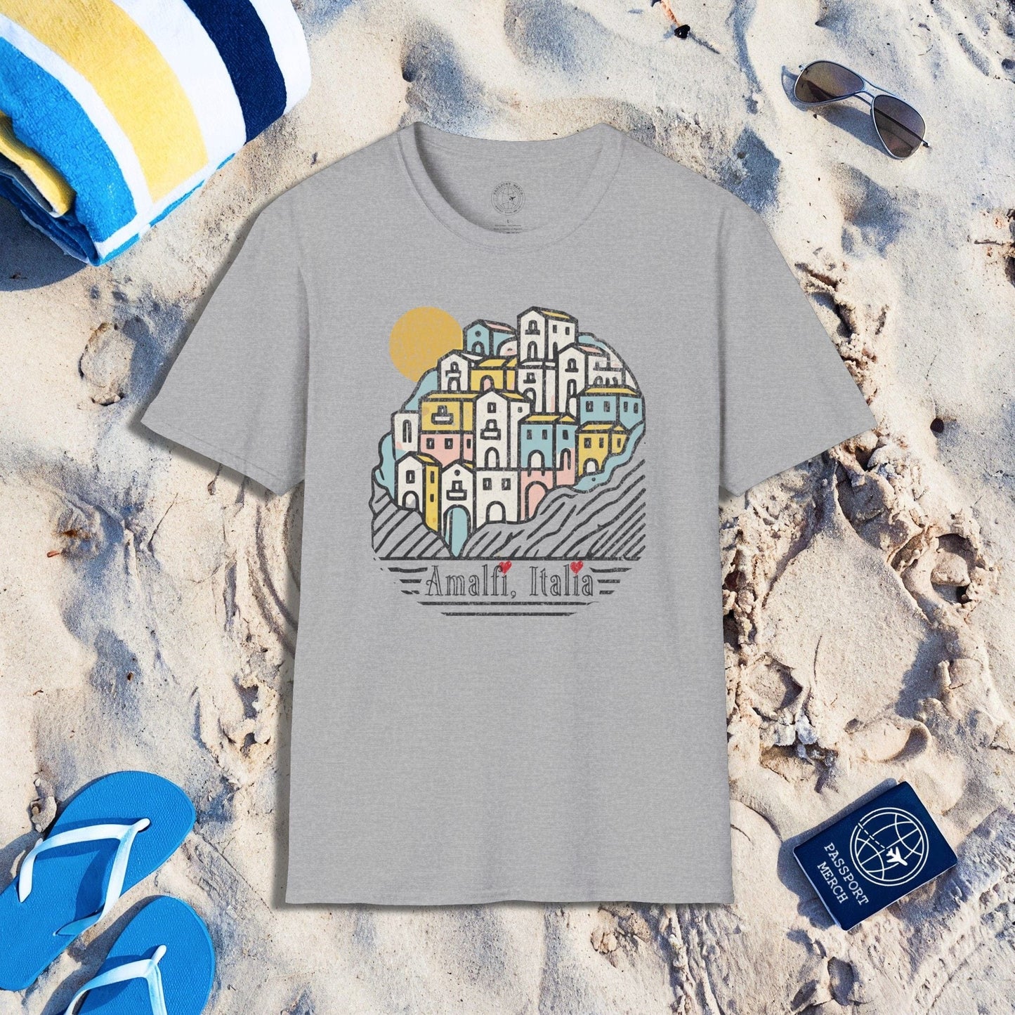 Hearts for Amalfi, Italy T-Shirt