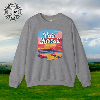 Retro Visit Hawaii Crewneck