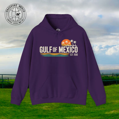Vintage Retro Gulf of Mexico Hoodie