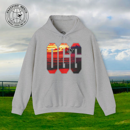 Airport Window Kahului Maui Hawaii OGG Hoodie