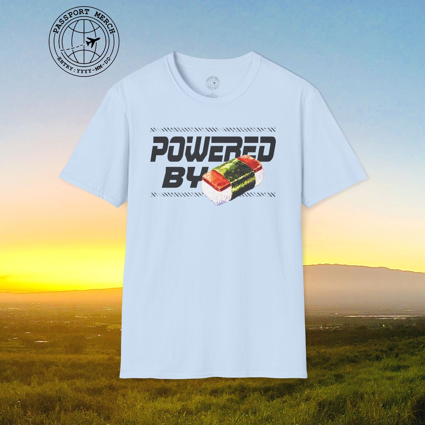 Powered By Musubi, Hawaii T-Shirt