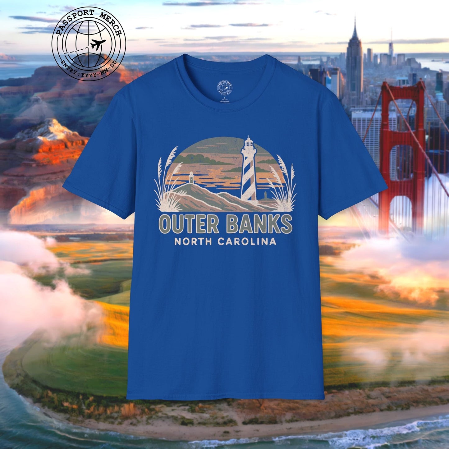 Outer Banks, North Carolina - 80's Vintage T-Shirt