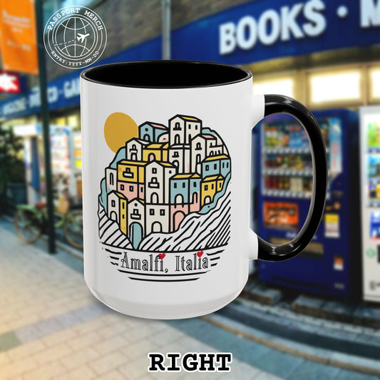 Hearts for Amalfi, Italy 15oz Mug