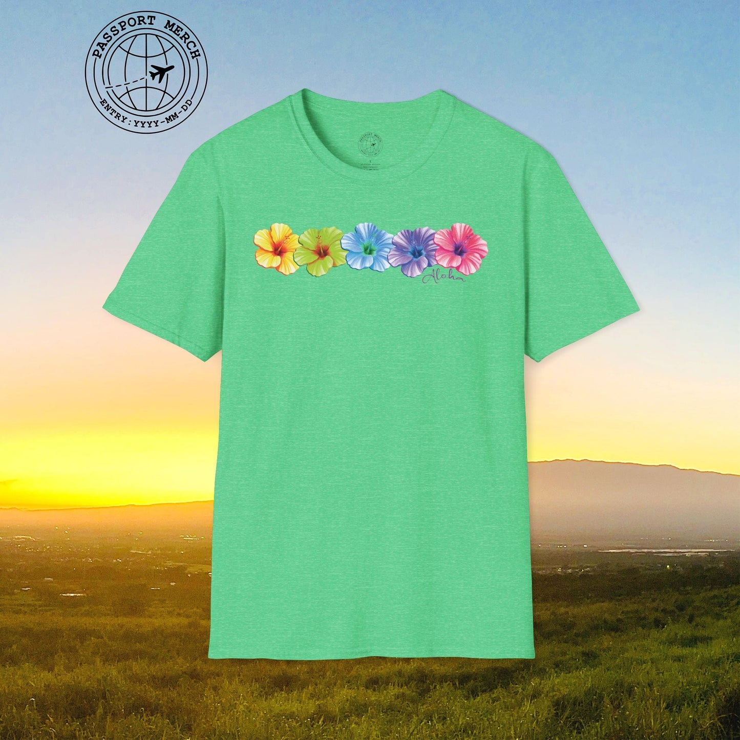 Five Vibrant Hibiscus, Hawaii T-Shirt