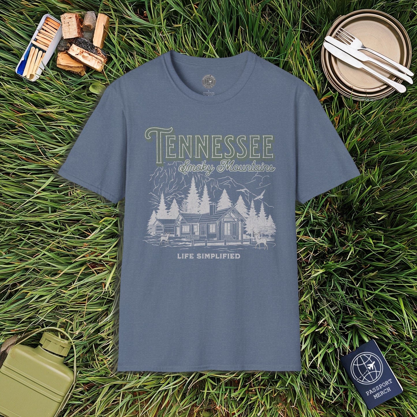 Life Simplified, Smoky Mountains Tennessee T-Shirt