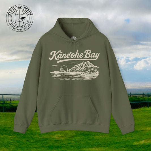 Kaneohe Bay Vintage Monochrome, Hawaii Hoodie
