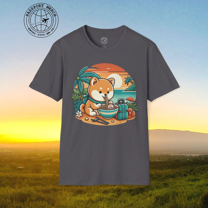 Japanese Shiba Inu Meets Hawaiian Saimin T-Shirt