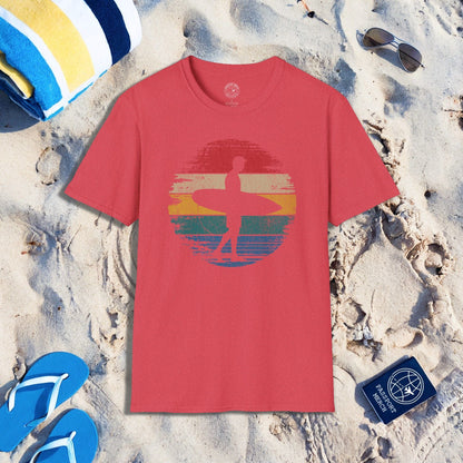 Retro Sun Surfer Dude T-Shirt