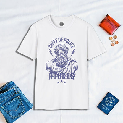 Zeus Athens Chief of Police Greece T-Shirt