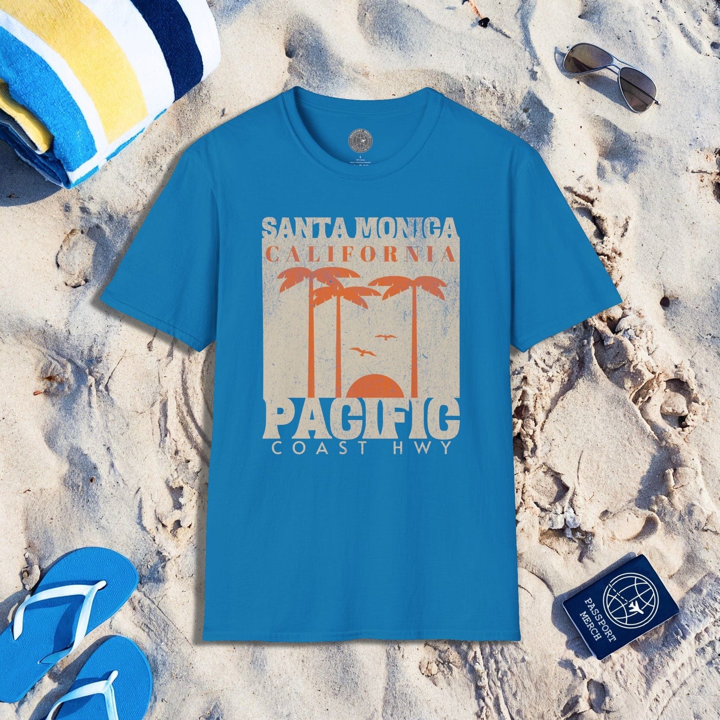 Santa Monica California PCH T-Shirt