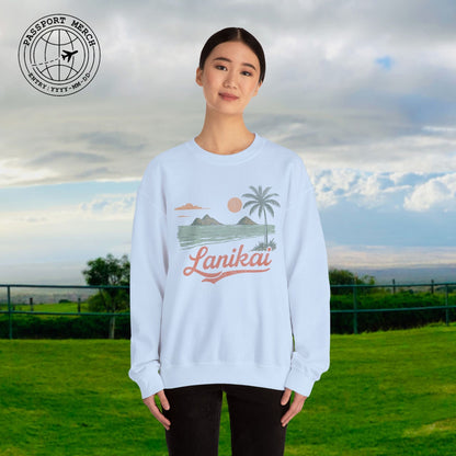 Vintage Lanikai, Oahu, Hawaii Crewneck