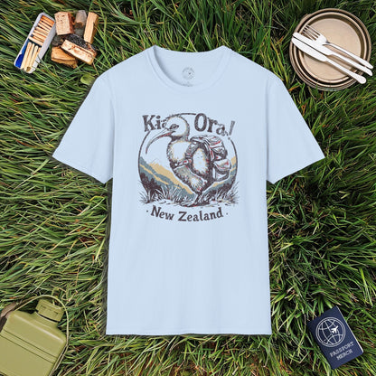 Kia Ora Kiwi, New Zealand T-Shirt