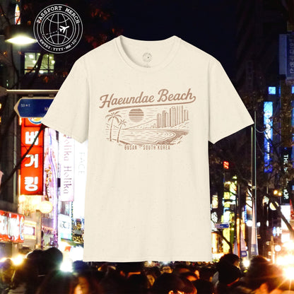Vintage Haeundae Beach, Busan, Korea T-Shirt