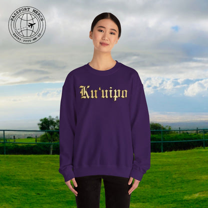 24-Karat Gold Ku'uipo (Hawaiian Jewelry Style) Crewneck