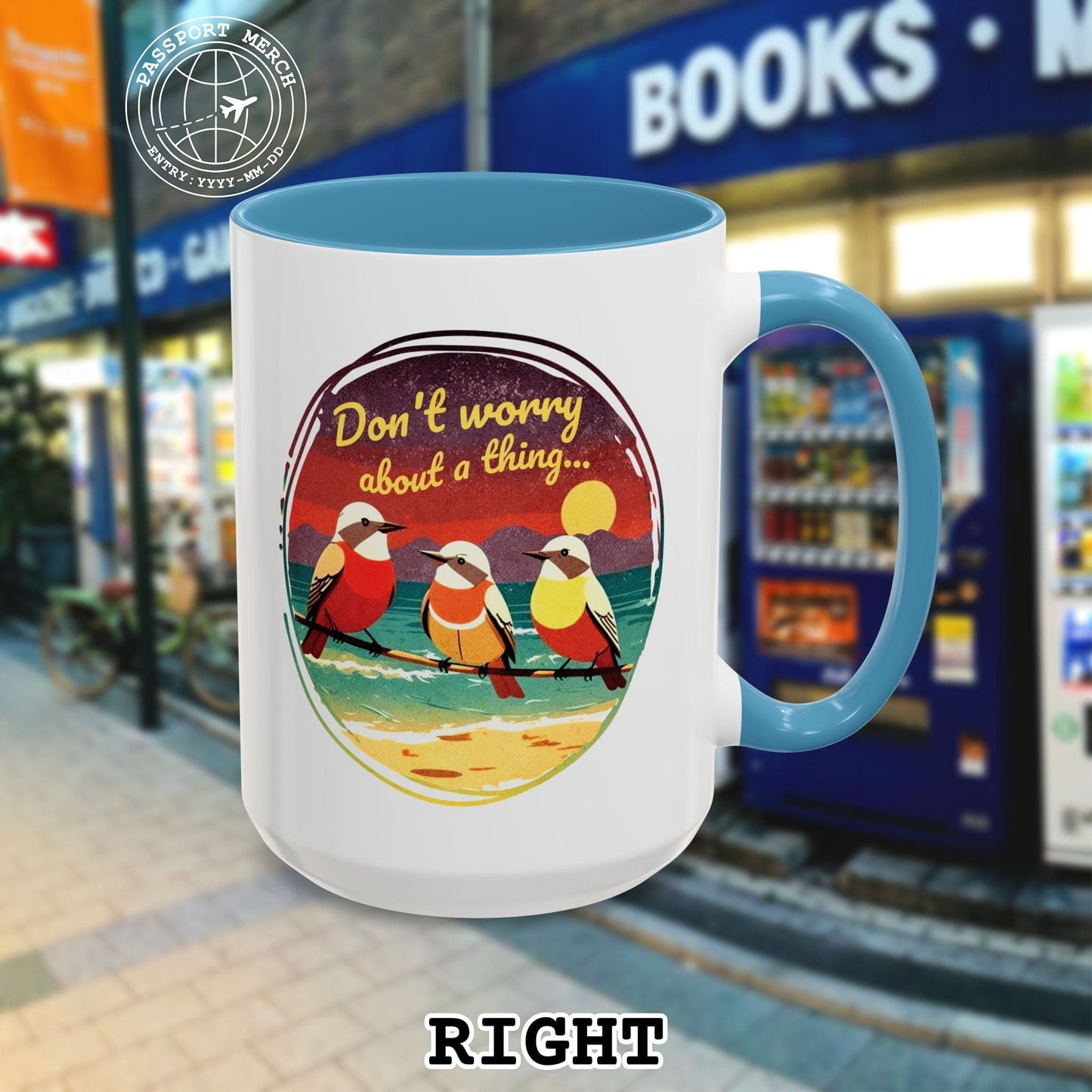 Three Little Birds, Jamaica 15oz Mug