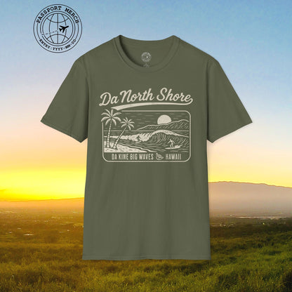 Da North Shore - Da Kine Big Waves, Hawaii T-Shirt
