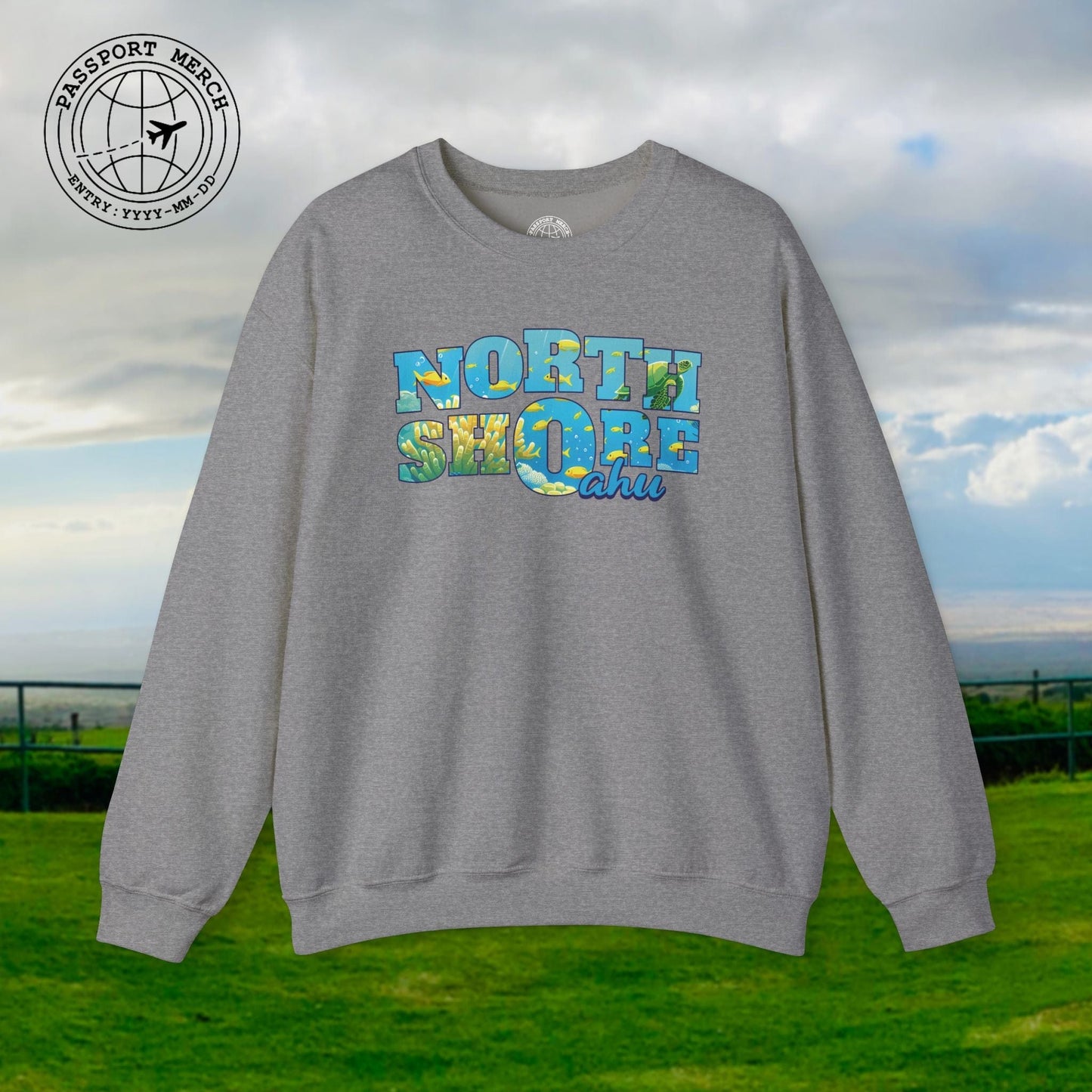 Underwater Dreams, North Shore Oahu, Hawaii Crewneck