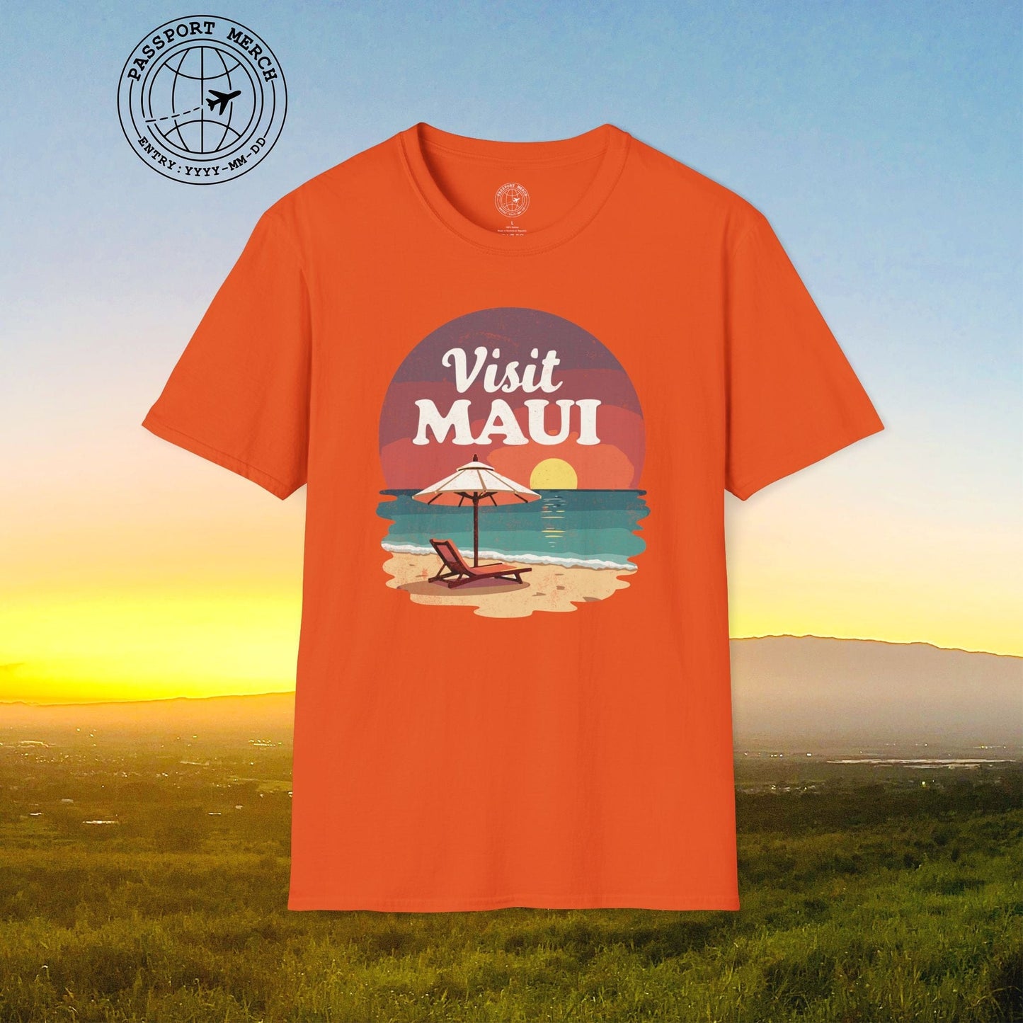 Retro Visit Maui Hawaii T-Shirt