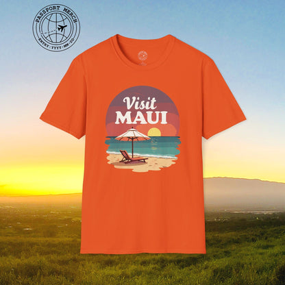 Retro Visit Maui Hawaii T-Shirt