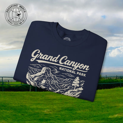 Grand Canyon National Park Vintage Monochrome, Arizona Crewneck