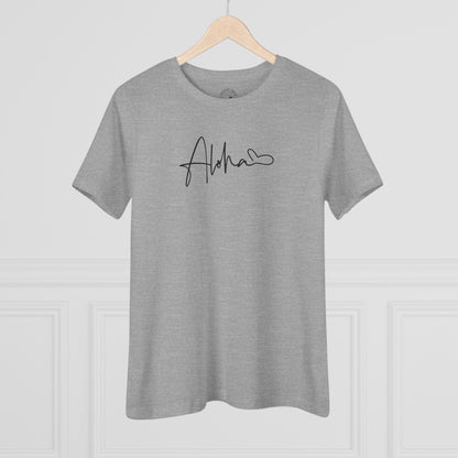 Aloha Heart Signature, Hawaii, Womens Fit T-Shirt