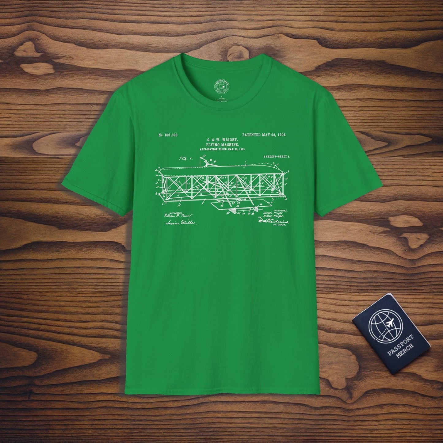 Flying Machine, Patent No. 821,393 T-Shirt