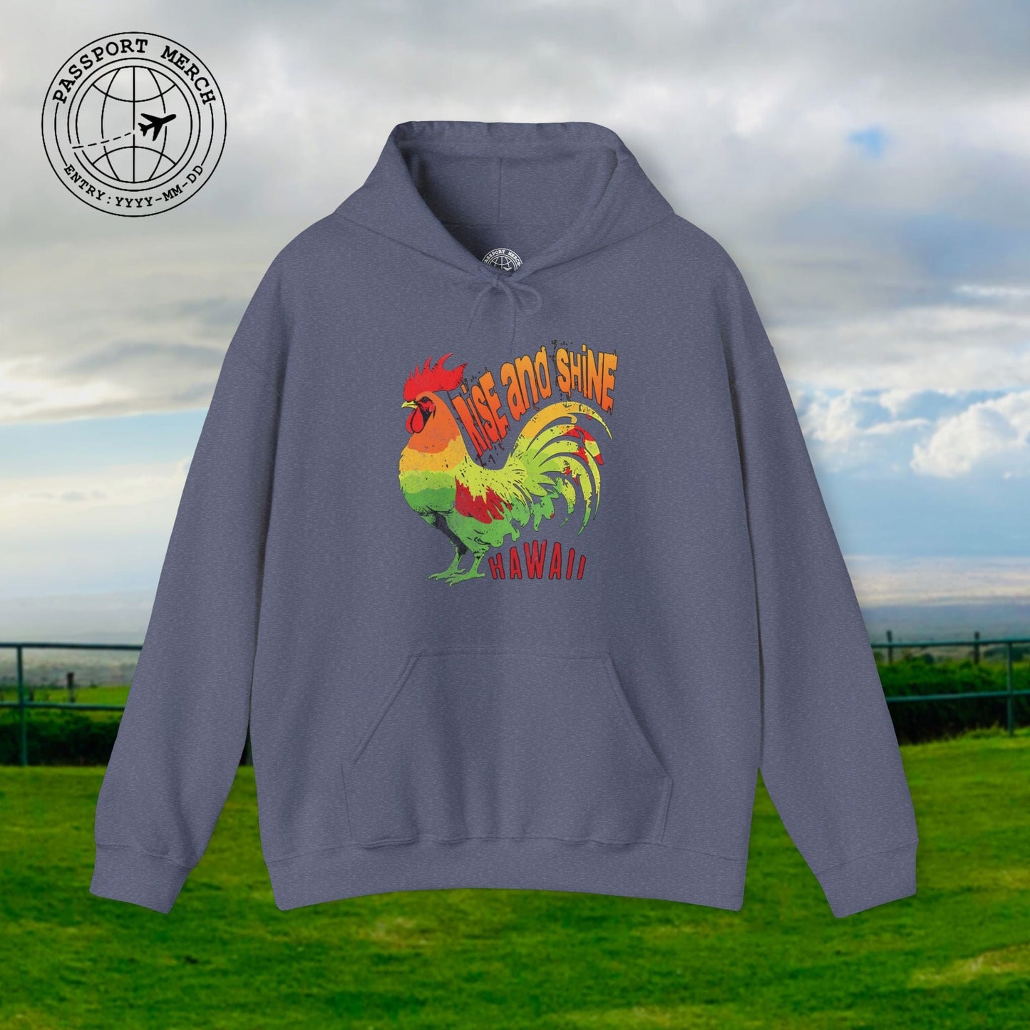Rise and Shine Rooster, Hawaii Hoodie