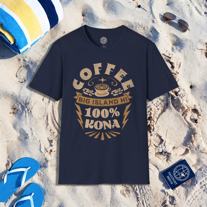 100 Percent Kona Coffee Hawaii T-Shirt