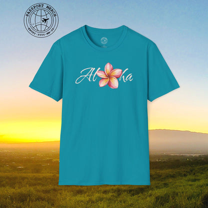 Aloha Watercolor Plumeria, Hawaii T-Shirt