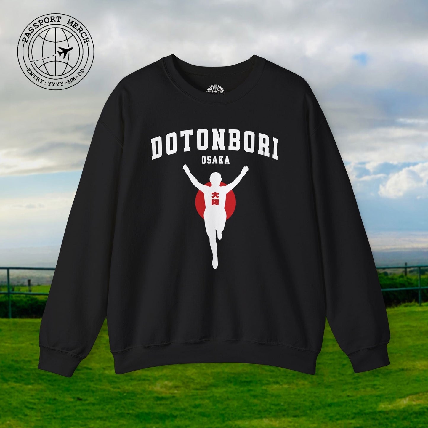Signs of Wanderlust, Dotonbori, Osaka, Japan HND Crewneck